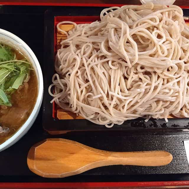 そば処　二月堂にて